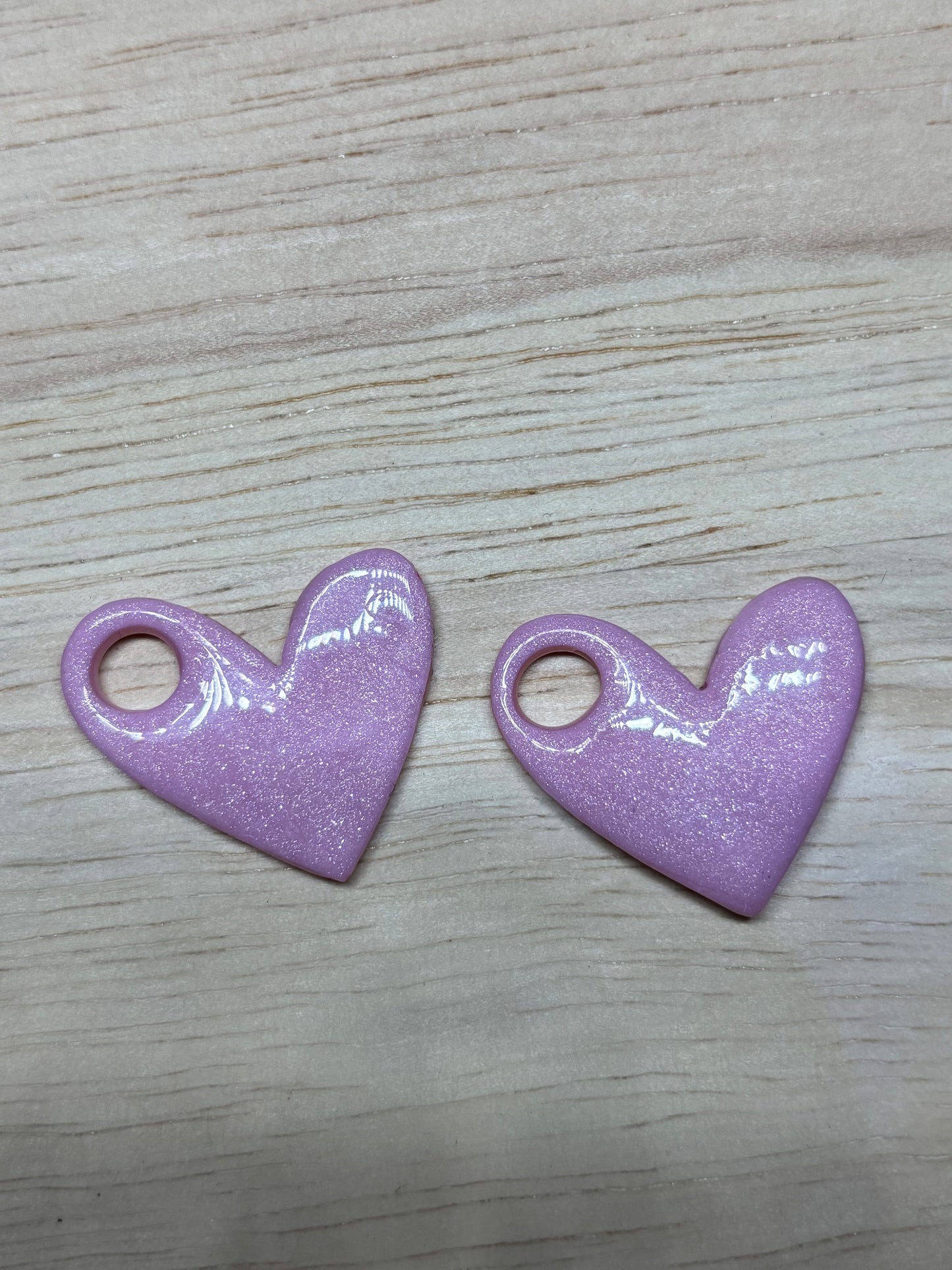 Pampilles AMOR - Rose pale paillettes
