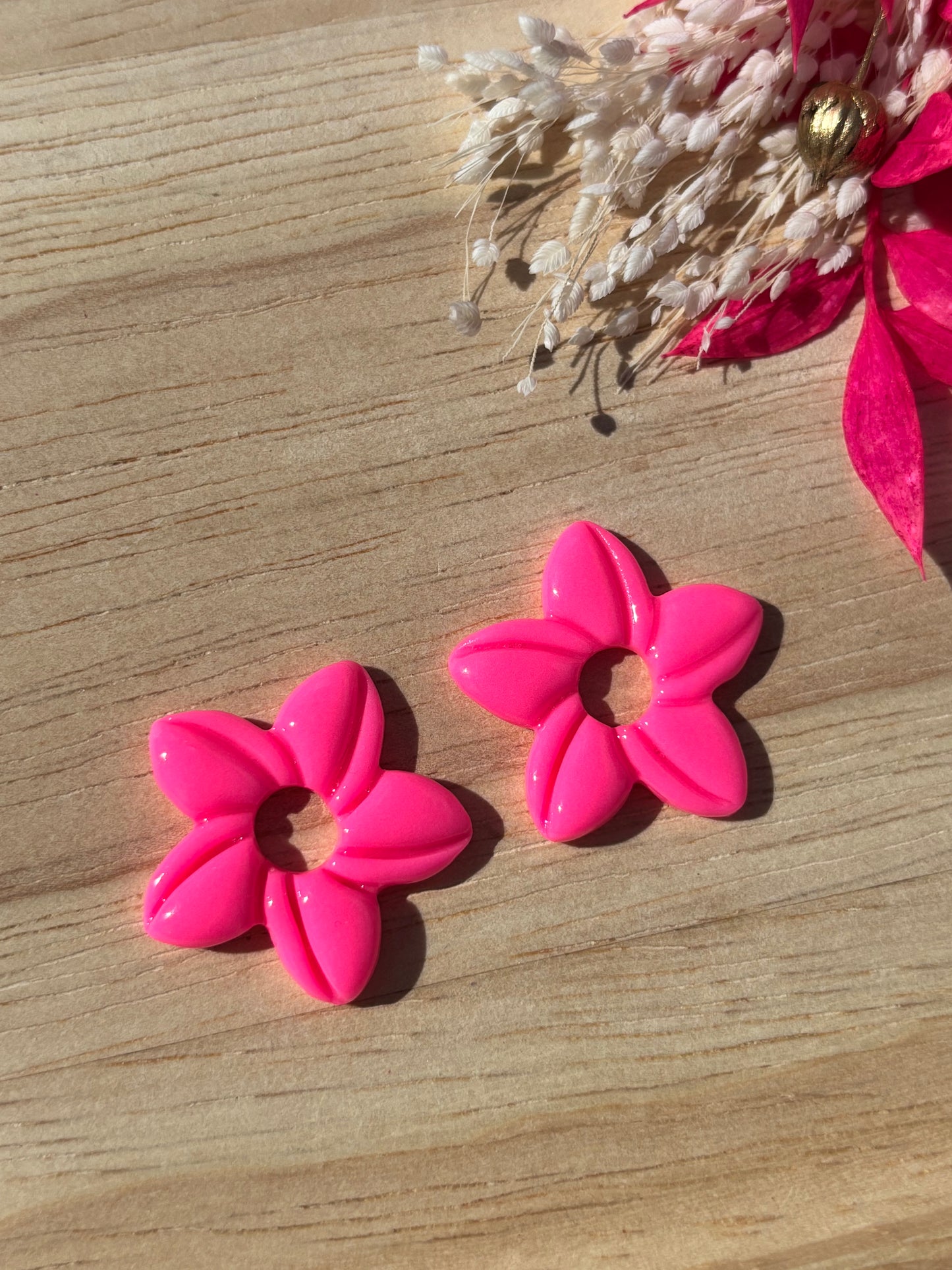 Tiaré - Rose (sans créoles)