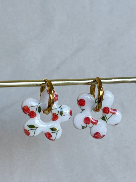 MINI MATHILDE - Cerises🍒 (sans créoles)