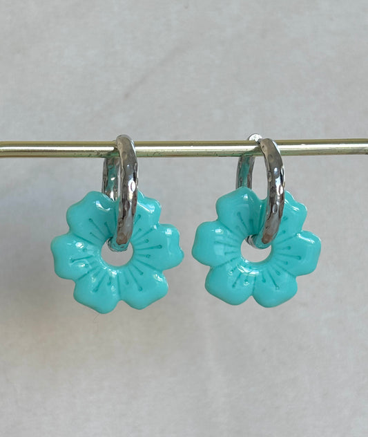 OEILLET - Turquoise (sans créoles)