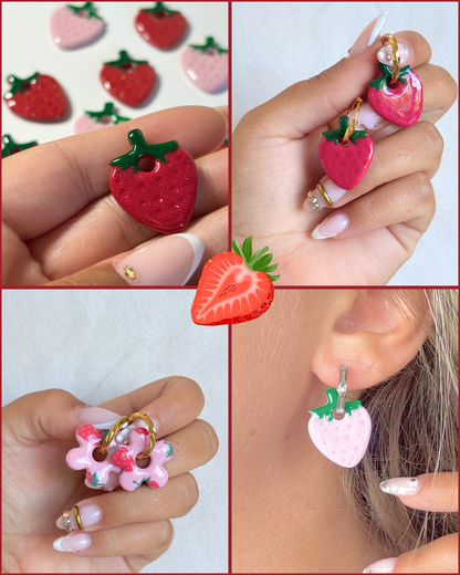 MINI MATHILDE - Fraises 🍓(sans créoles)