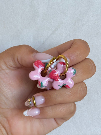 MINI MATHILDE - Fraises 🍓(sans créoles)