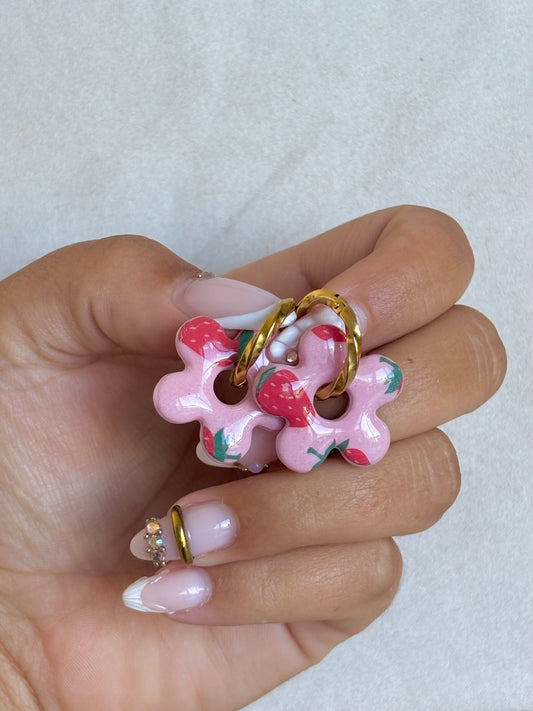 MINI MATHILDE - Fraises 🍓(sans créoles)