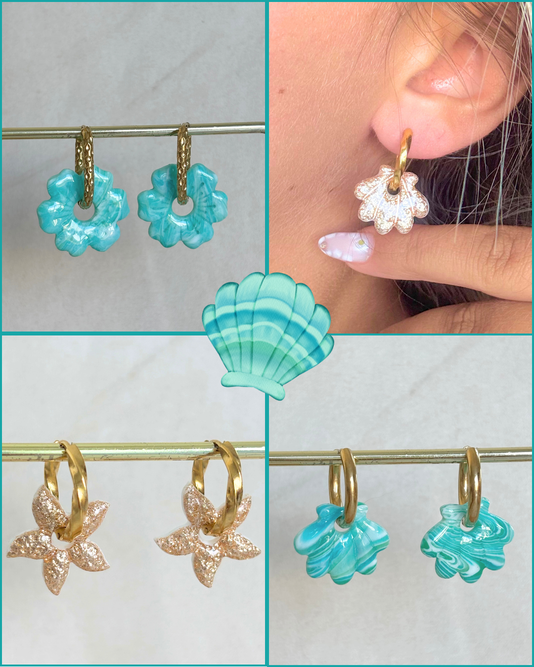 ETOILES DE MER - Or 🔱(sans créoles)