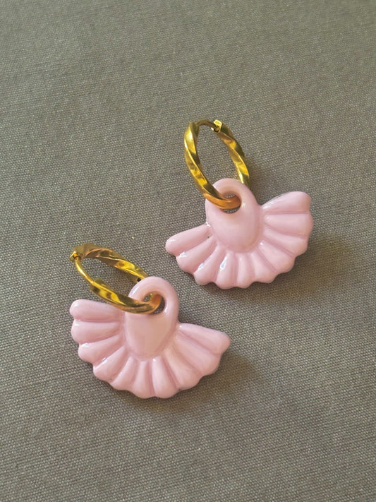 SERVANE - rose pastel 🌸 (sans créoles)