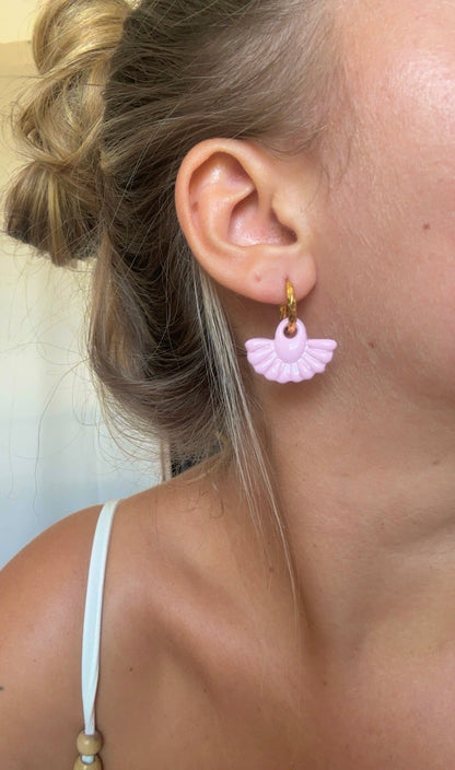 SERVANE - rose pastel 🌸 (sans créoles)