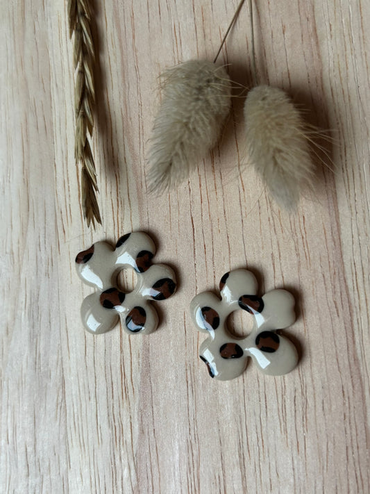 LILY -  Léopard Sable (Sans créoles)