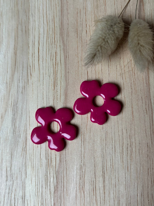 LILY -  Framboise (Sans créoles)