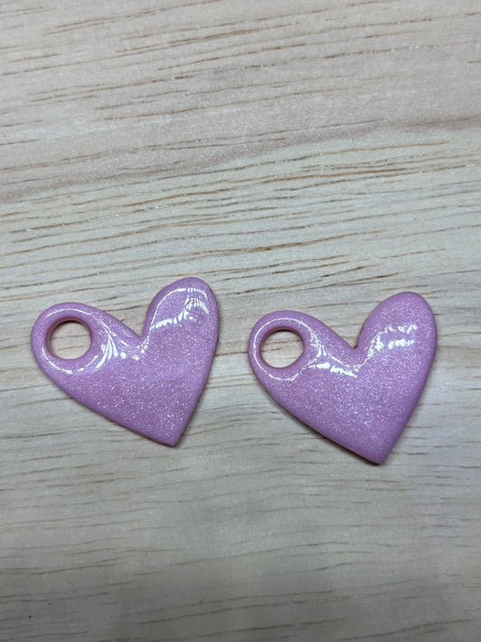 Pampilles AMOR - Rose pale paillettes