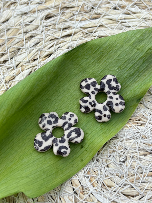 LILY -  Léopard taupe (sans créoles)