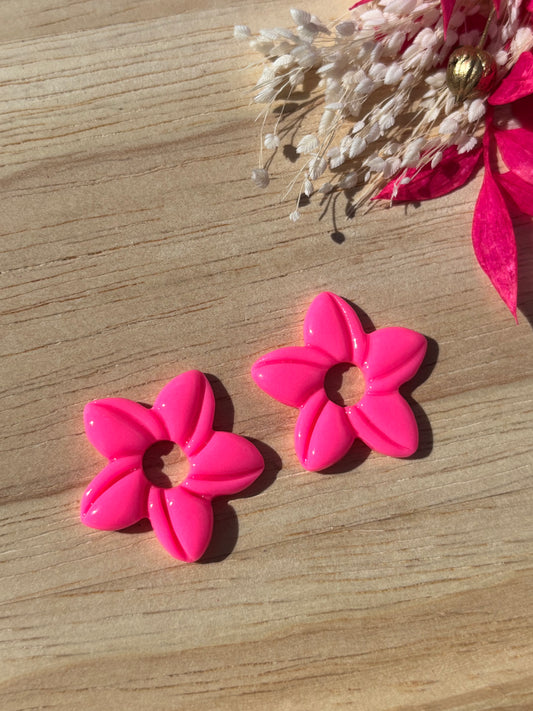 Tiaré - Rose (sans créoles)