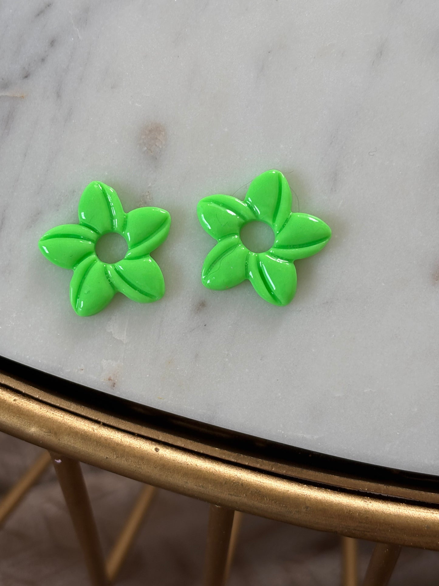 Tiaré - Vert (sans créoles)