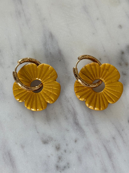 COQUELICOT - OR (sans créoles)