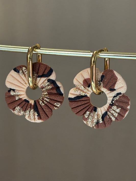 COQUELICOT - Léopard or (sans créoles)