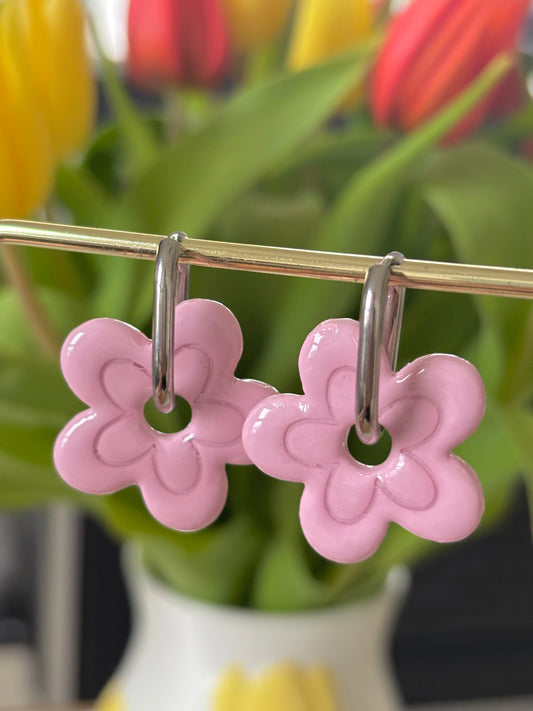 MATHILDE - Rose pâle (sans créoles)