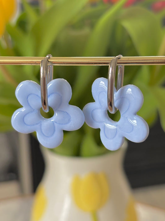 MATHILDE - Bleu pâle (sans créoles)