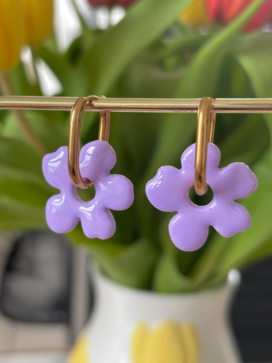 LILY - Violet pâle (sans créoles)