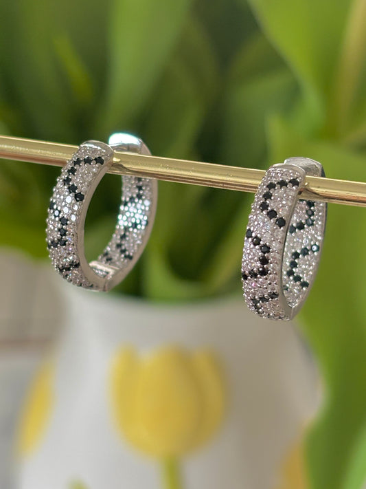 Créoles Léopards - Argent