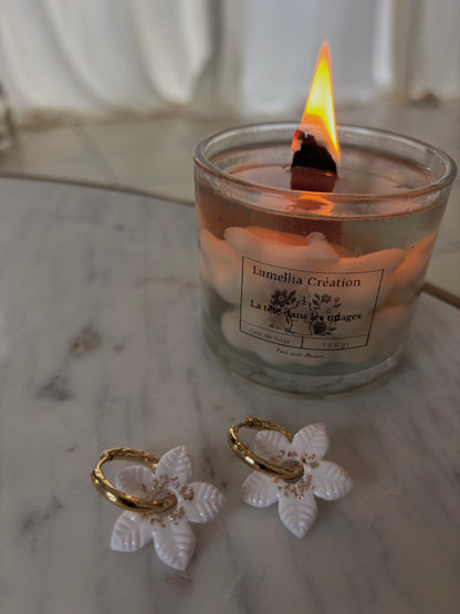 Poinsettia - Blanc (sans créoles)