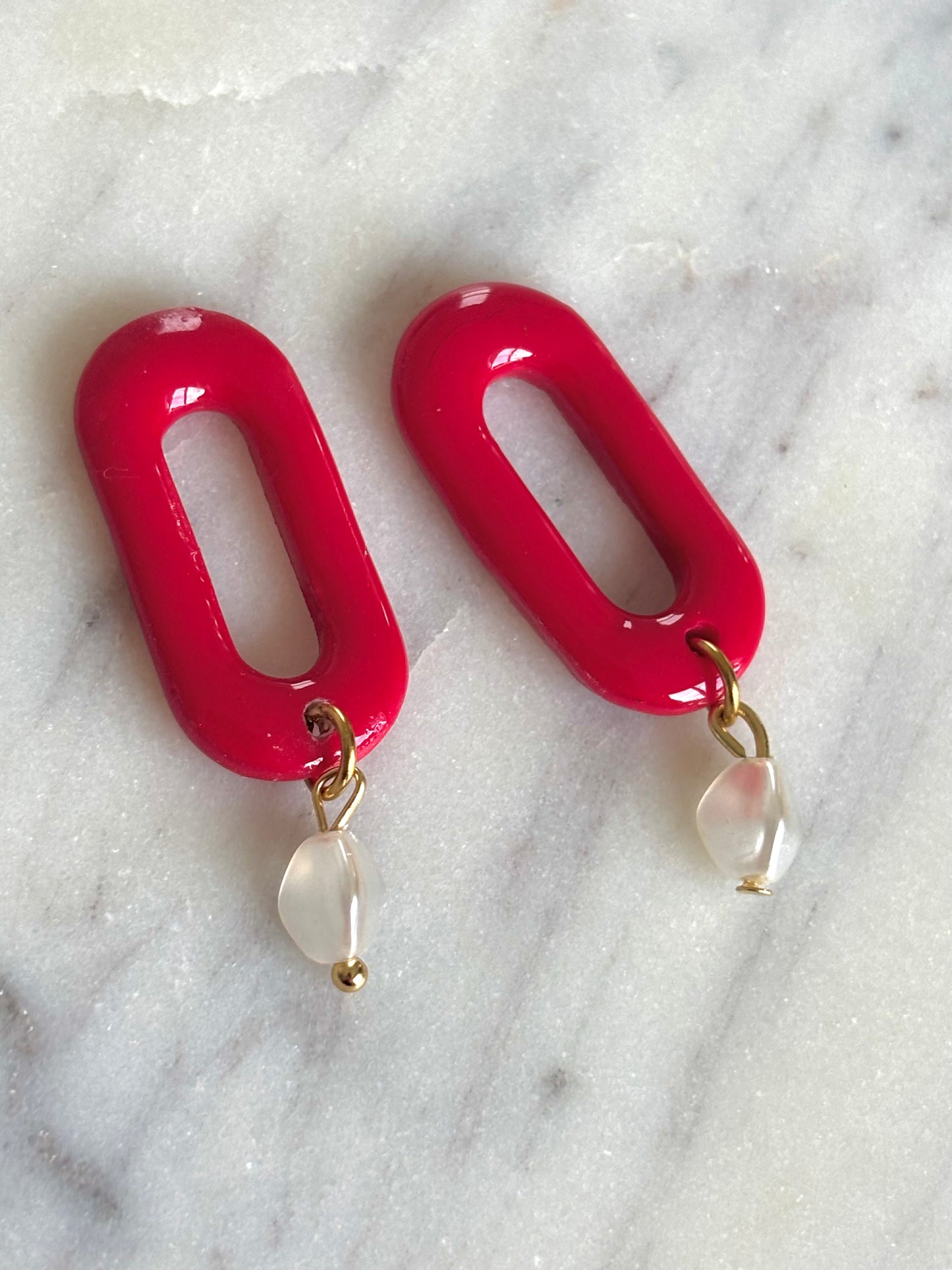 RETRO rouge (sans créoles)