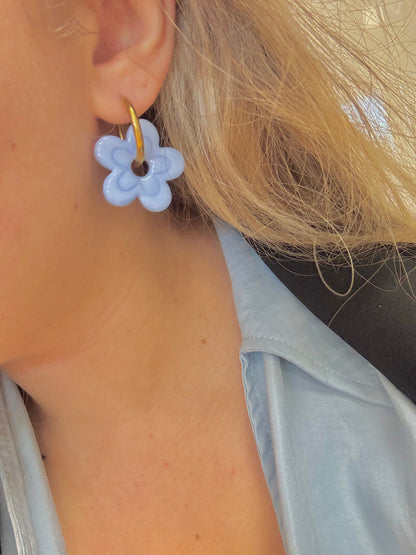 MATHILDE - Bleu pâle (sans créoles)